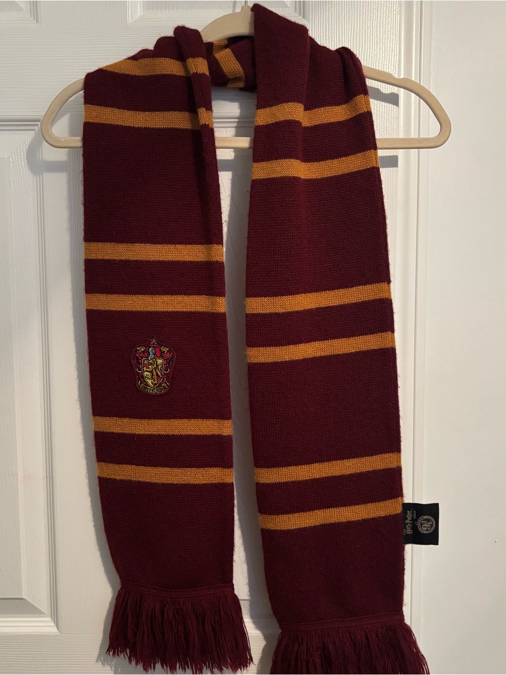 Gryffindor Scarf Burgundy and Gold Knit